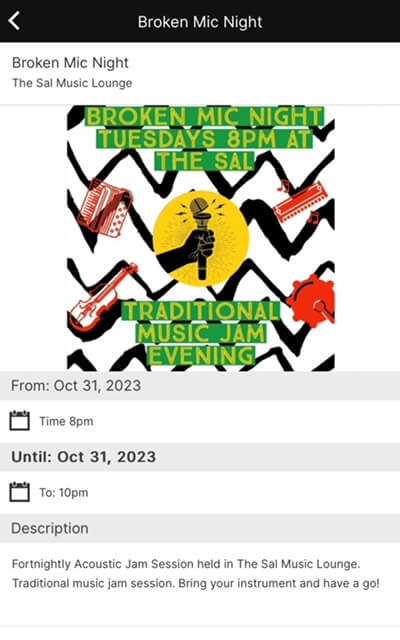 Dyma Llandeilo Town App Whats On Feature